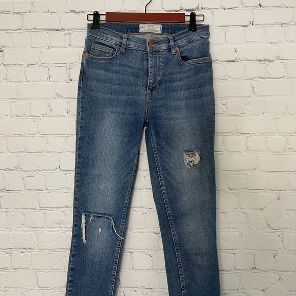 Free People Great Heights Frayed Skinny Jeans size 27 - Picture 5 of 12